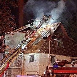 Nymphenburg: Dachstuhlbrand in mit hohem Sachschaden