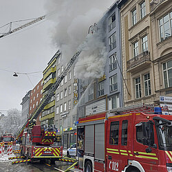 Brand in der Schwanthalerstraße