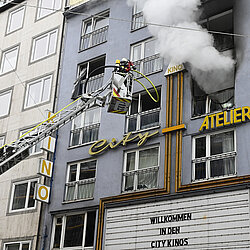 Brand in der Schwanthalerstraße